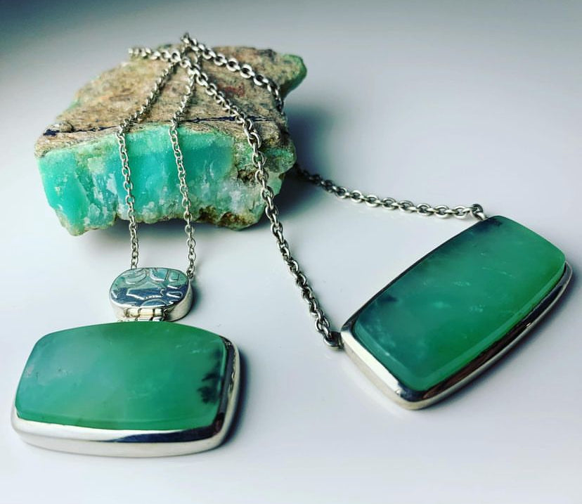 Chrysoprase Pendant
