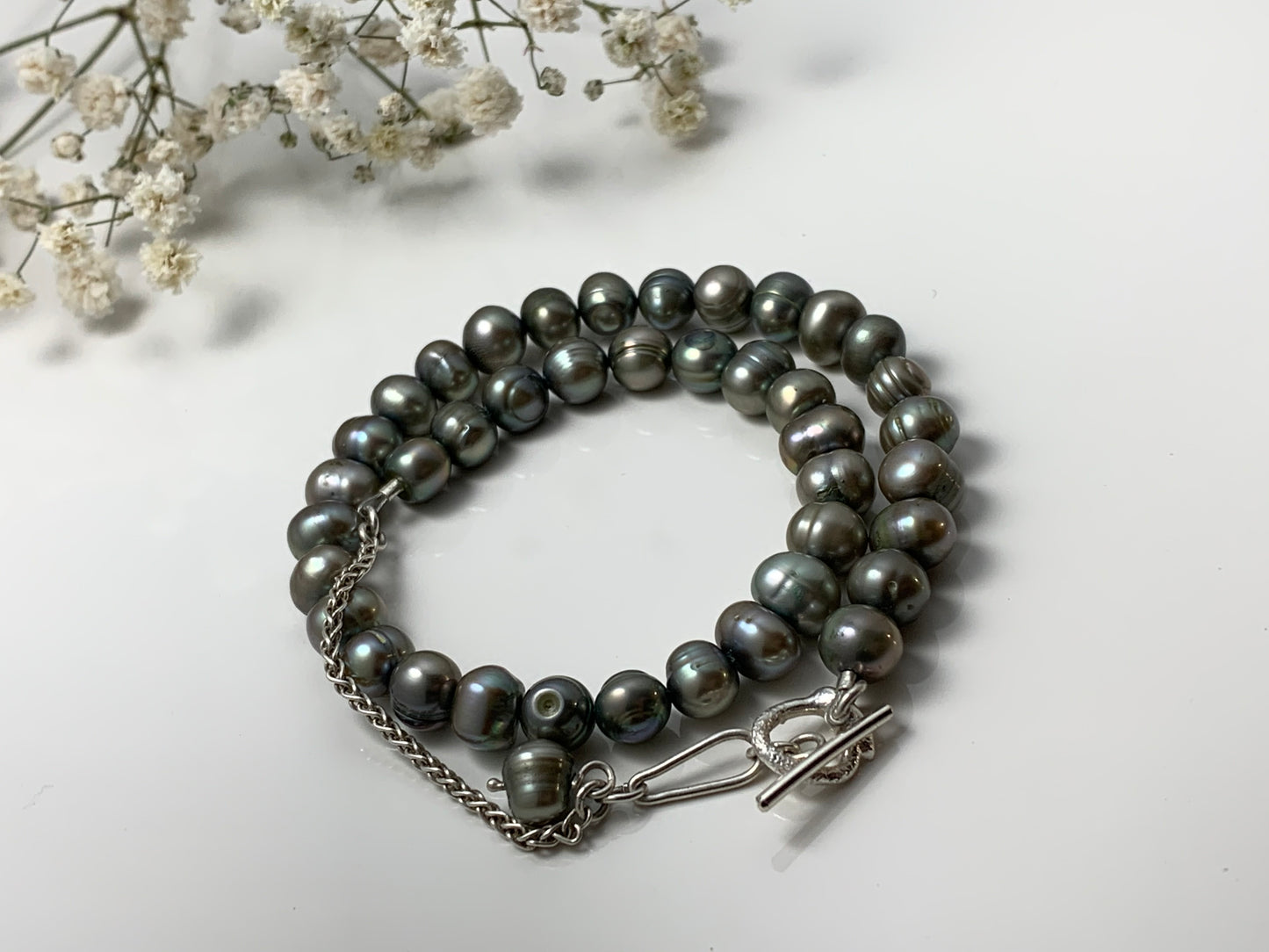 Green Fresh Water Pearls